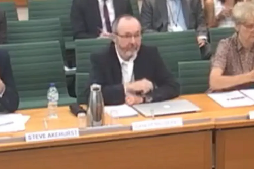 Steve Akhurst of Shelter, Prof J Henneberry, and Liz Peace CBE address the committee