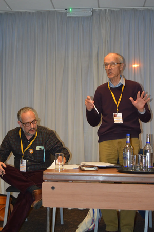 Image courtesy of Judith Cooper David Cooper and Tony Vickers at ALTER Fringe, 2017 York Spring Conference